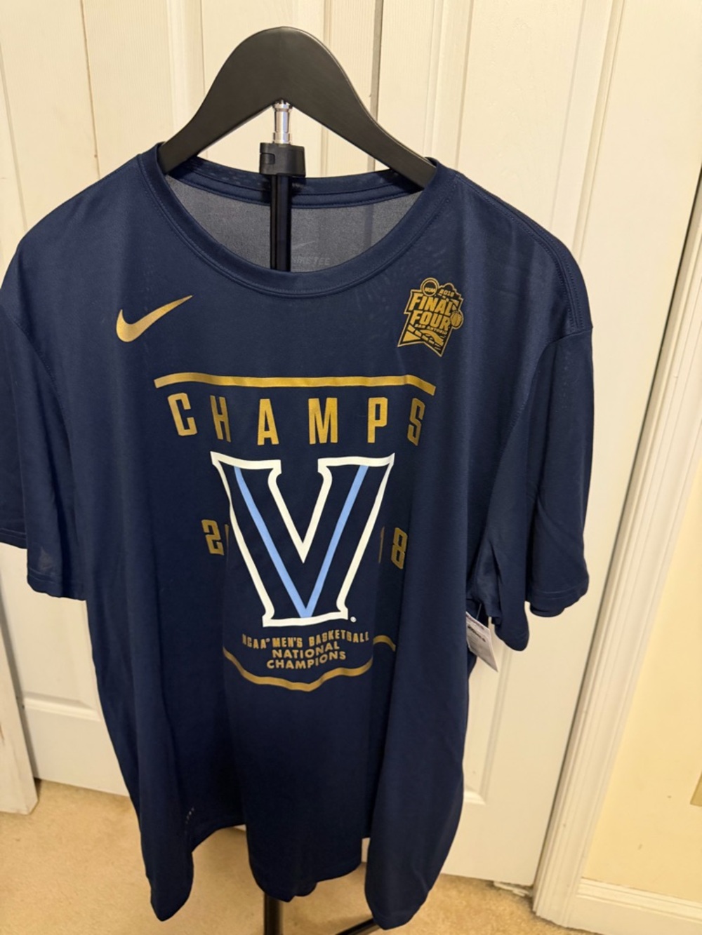 Nike Navy Blue Villanova 'Champs' Final Four T-Shirt